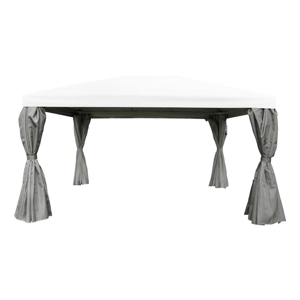 Seitenteile, Breite: 344 cm, Polyester, hellgrau