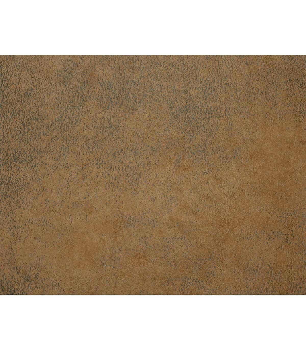 - Rideau aspect faux cuir usé marron polyester 140x260cm