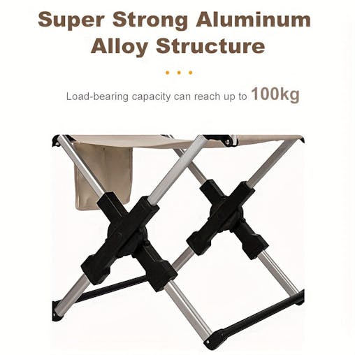 NNETM Ergonomic Camping Chair for Outdoor Use