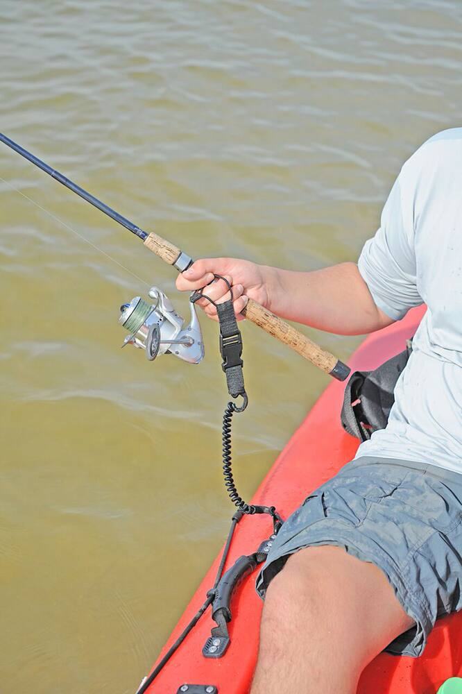 Heavy-Duty Kayak Paddle Coilless Leash