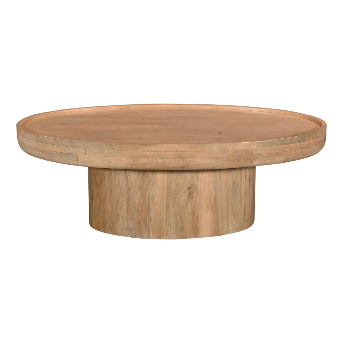 DÉJA Living Salontafel Sola Ovaal - Mangohout - Naturel - 120x65x39cm