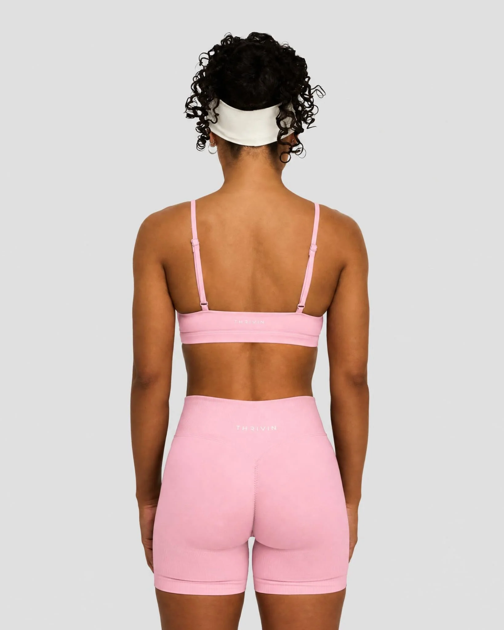 Elevate™ Sculpting Seamless Scoop Neck Bra | Cotton Pink