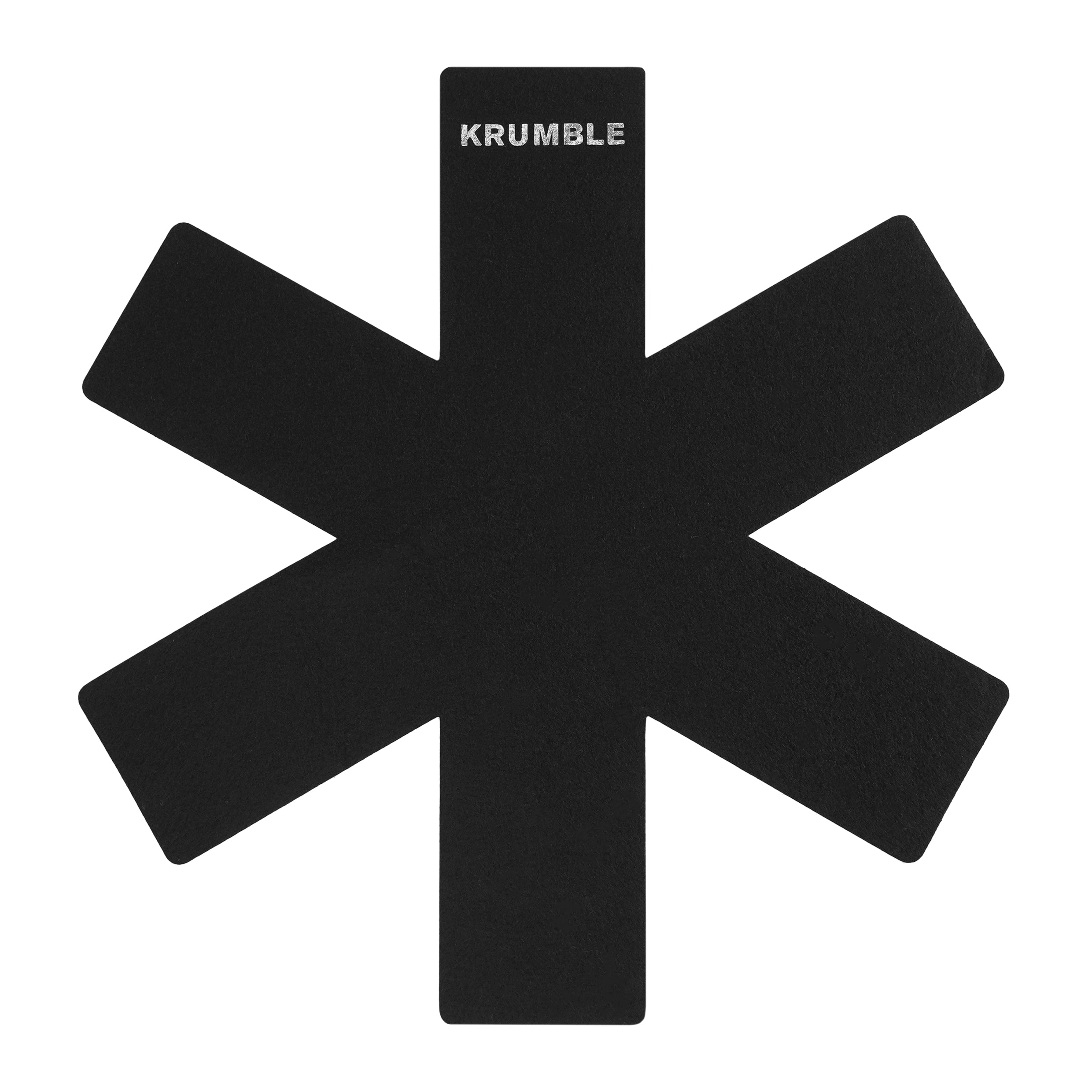 Krumble Panbeschermer set van 3 - Zwart