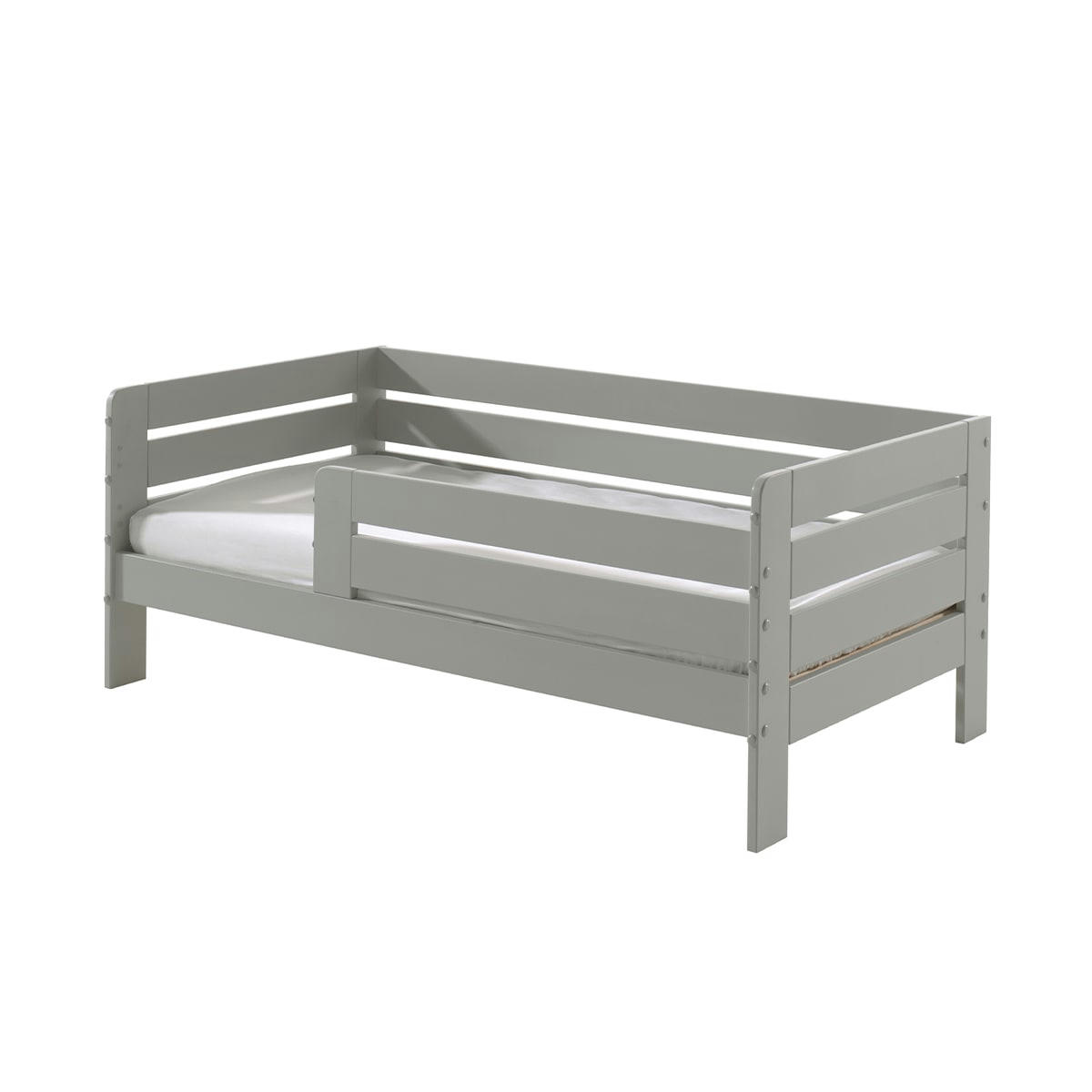TED - Lit 70x140 sommier inclus gris