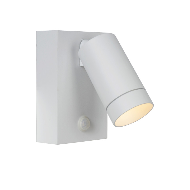 Applique extérieure Taylor blanche dimmable GU10 50 W LUCIDE