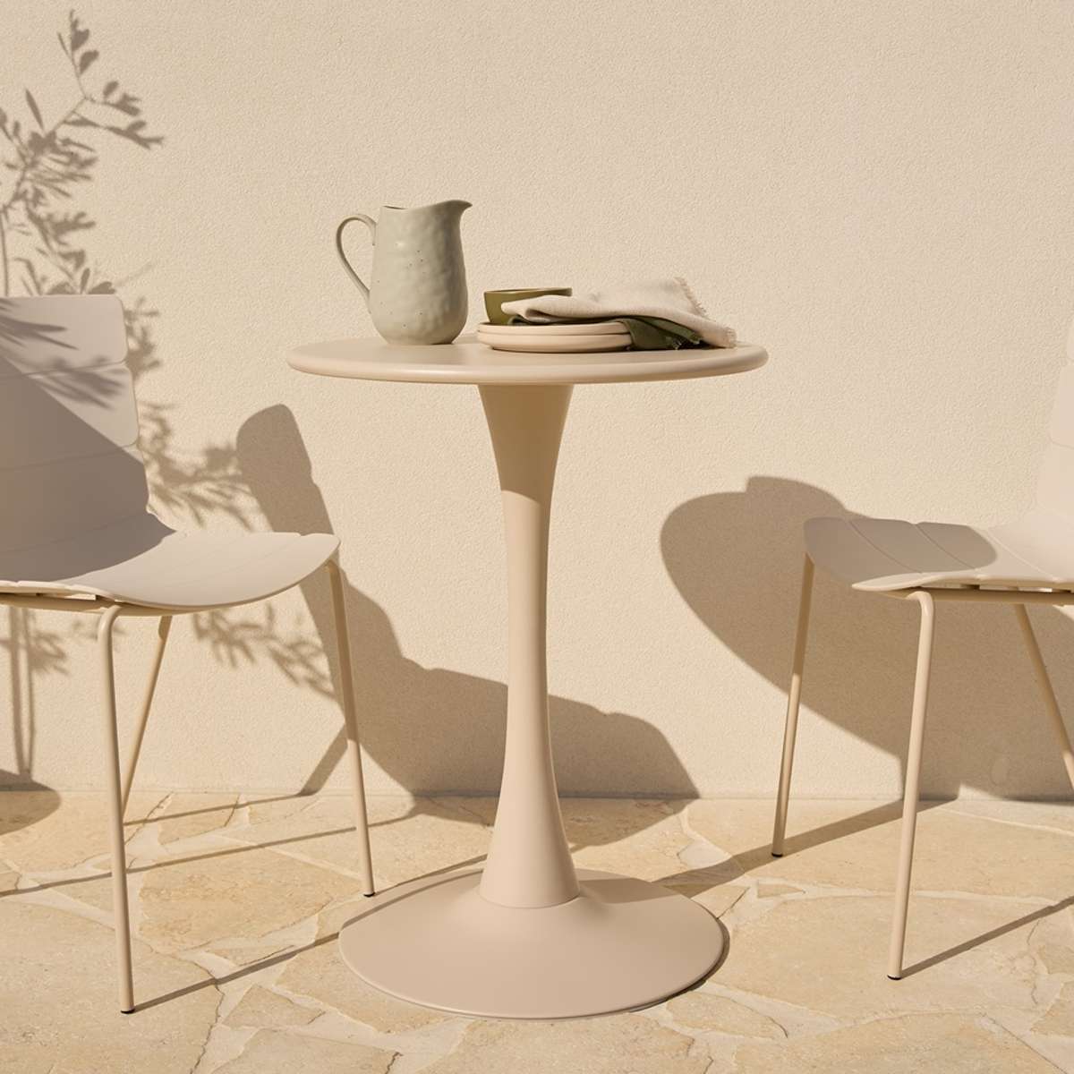 Ravello Outdoor Bistro Three Piece Dining Set Beige