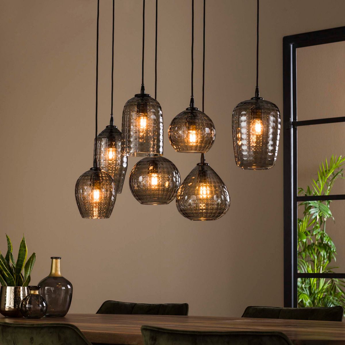 Fraaai - Elien hanglamp hexagon mix
