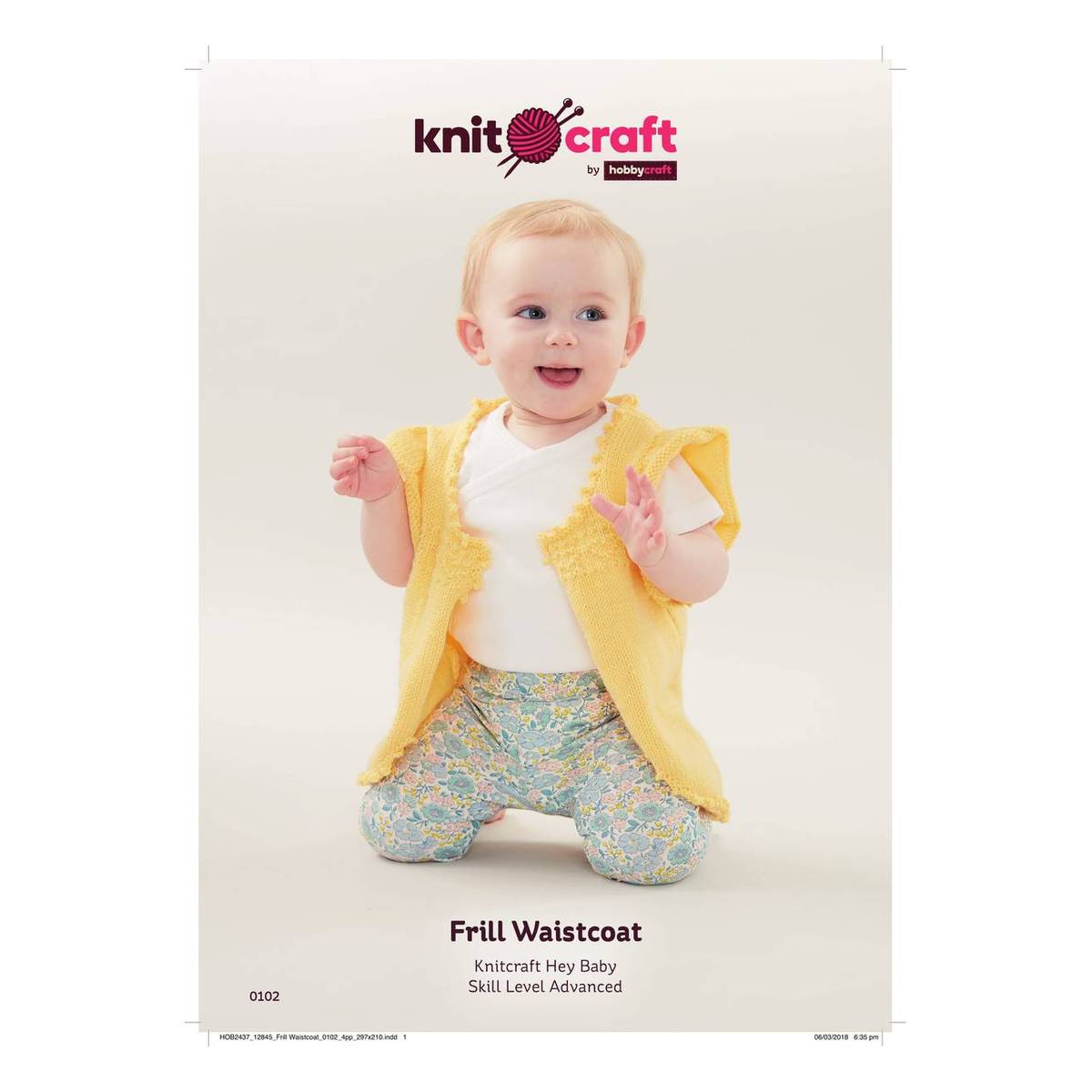 Knitcraft Frill Waistcoat Digital Pattern 0102