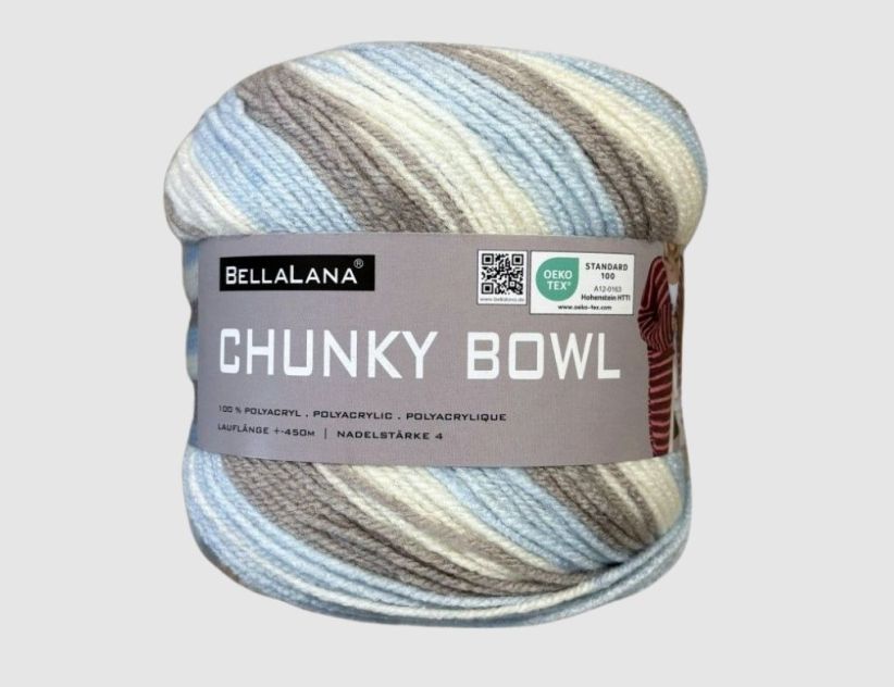 Strickgarn BellaLana Chunky Bowl Blau
