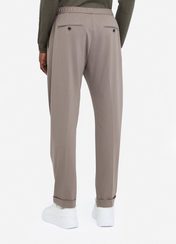 Pantaloni jogging in jersey