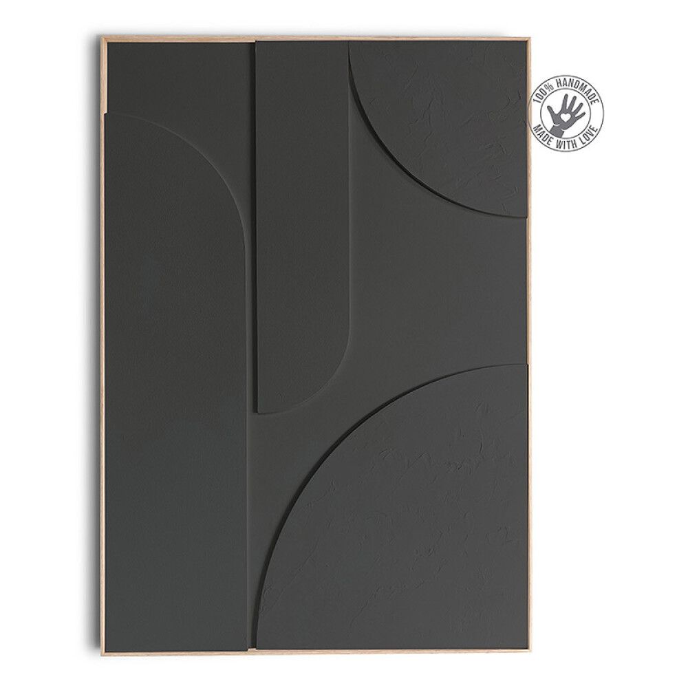 DEKORBILDE REINDERS SATURN TRERAMME 70X100CM KULLGRUN