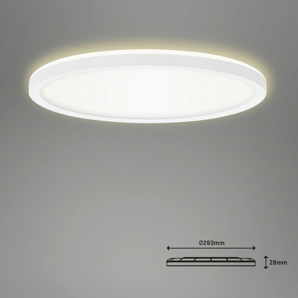 LED-Panel »SLIM«, ø: 29,3 cm, 15 W, 230 V