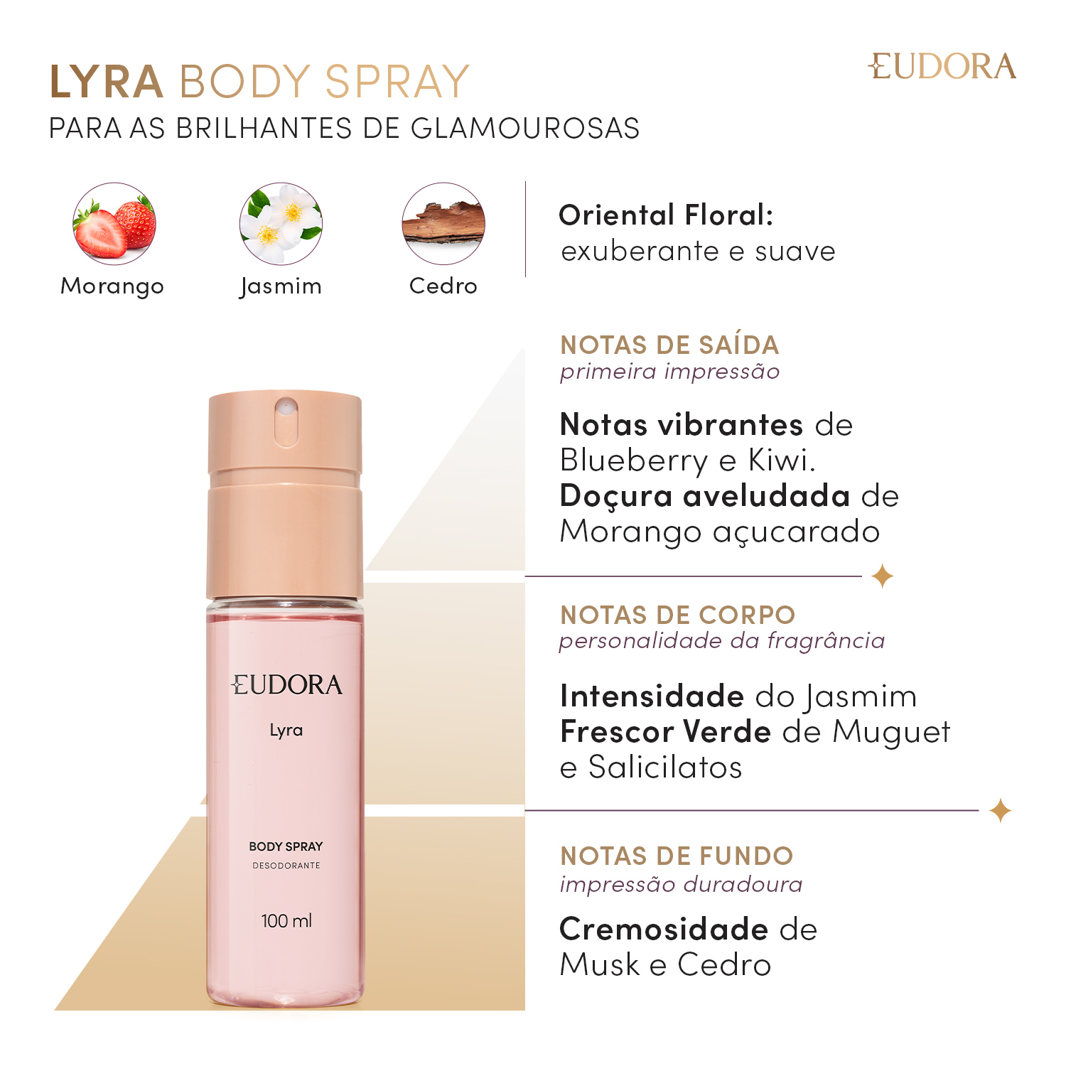 Desodorante Body Spray Lyra 100ml