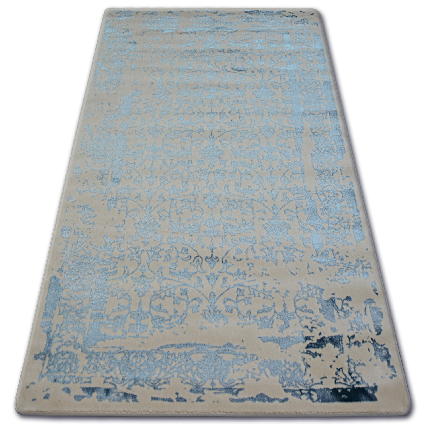 Dywan AKRYL MANYAS 0920 Ivory/Blue 80x150 cm