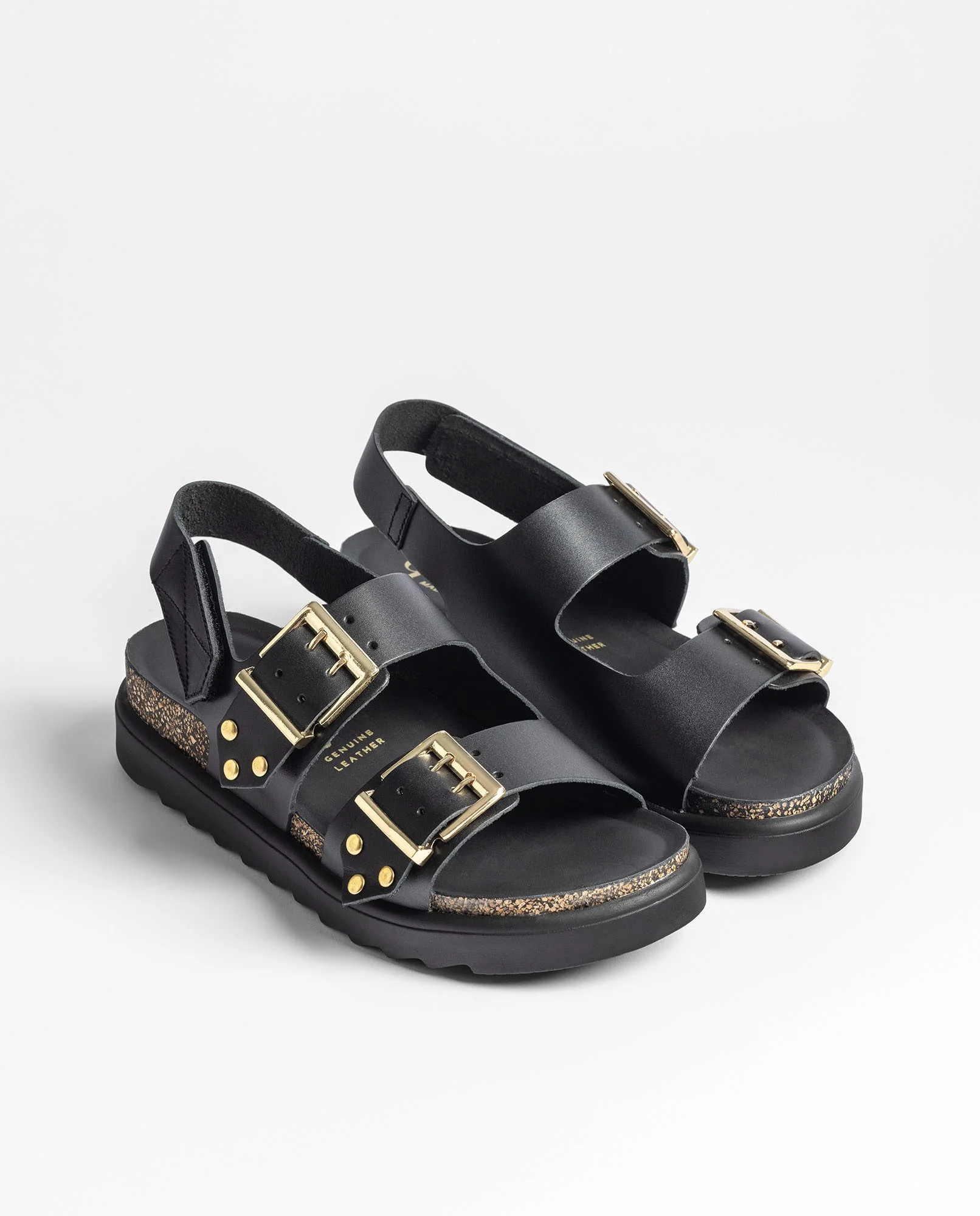 Sandalia plataforma TUNEZ-261 negro