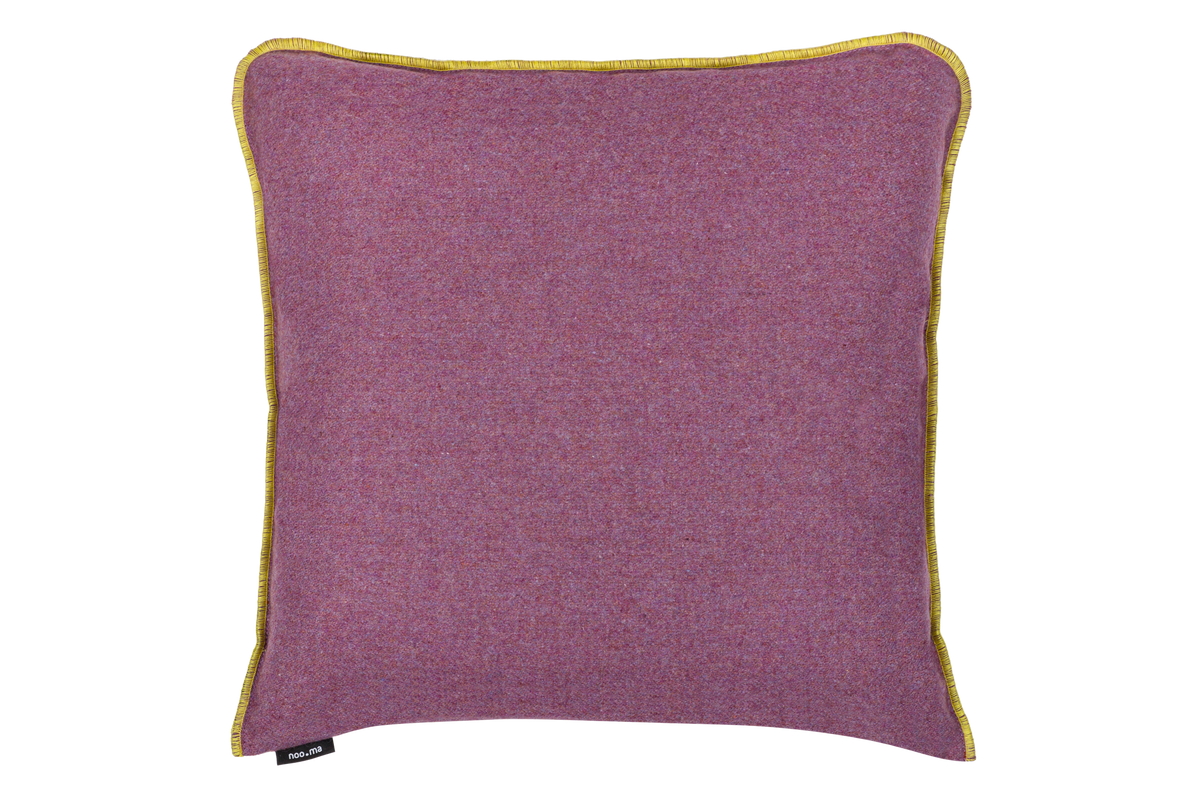 noo.ma DVU Kussen - 50x50 cm - Lilac Fluff & Poppy Red