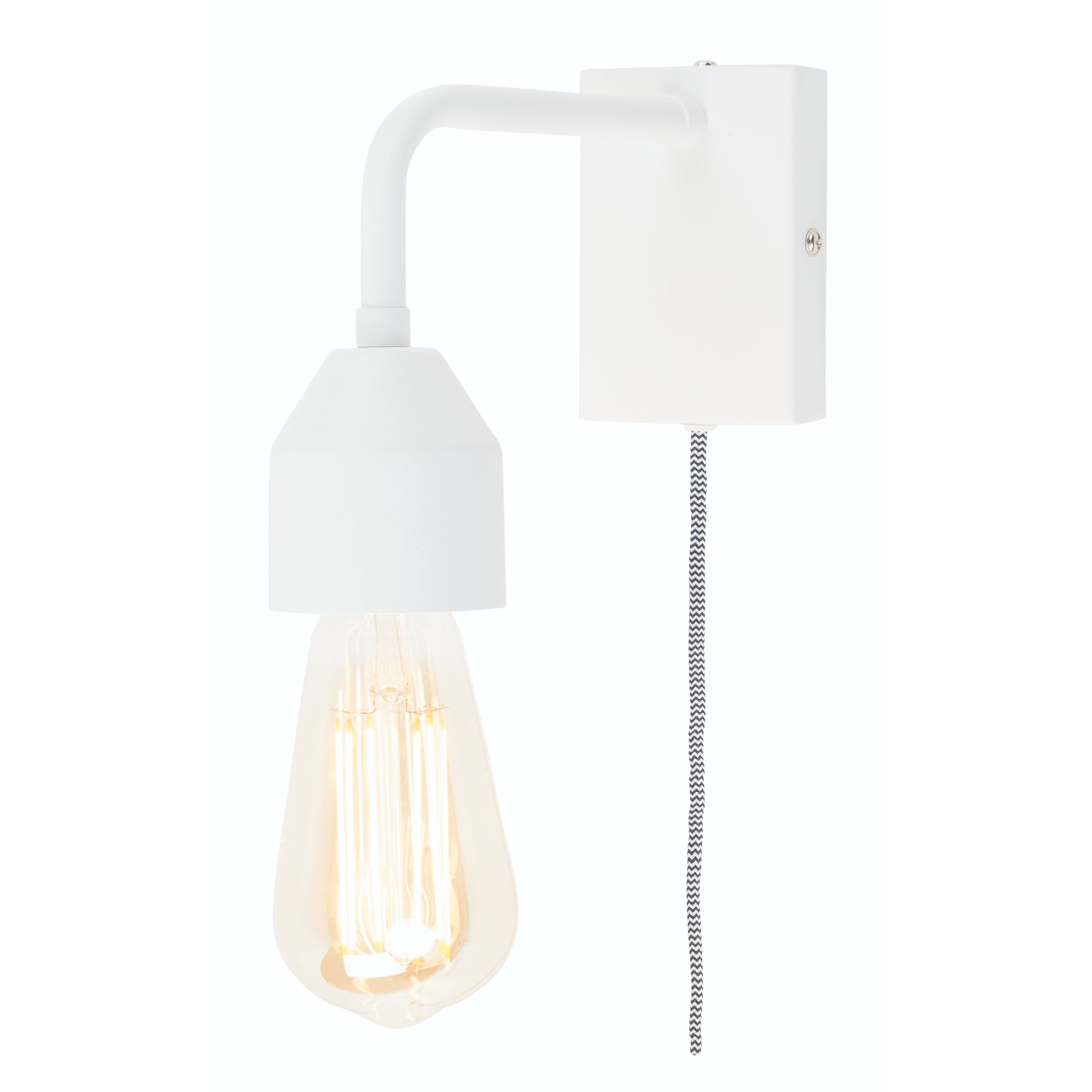 it's about RoMi wandlamp Madrid - wit - 20x7x15cm