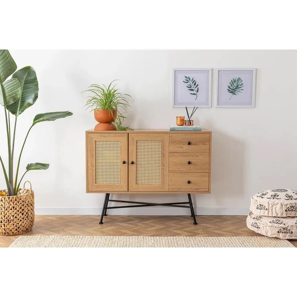 Nala 120 Console - 100% MELAMINE - Natuurlijk