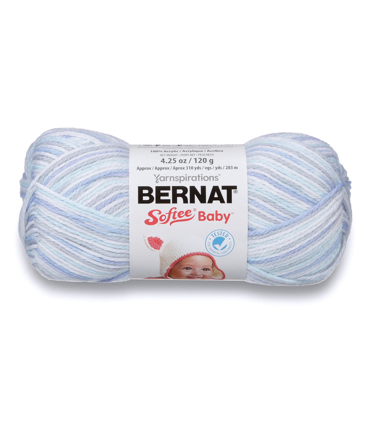 Bernat Softee Baby Ombre Light Weight Acrylic Yarn