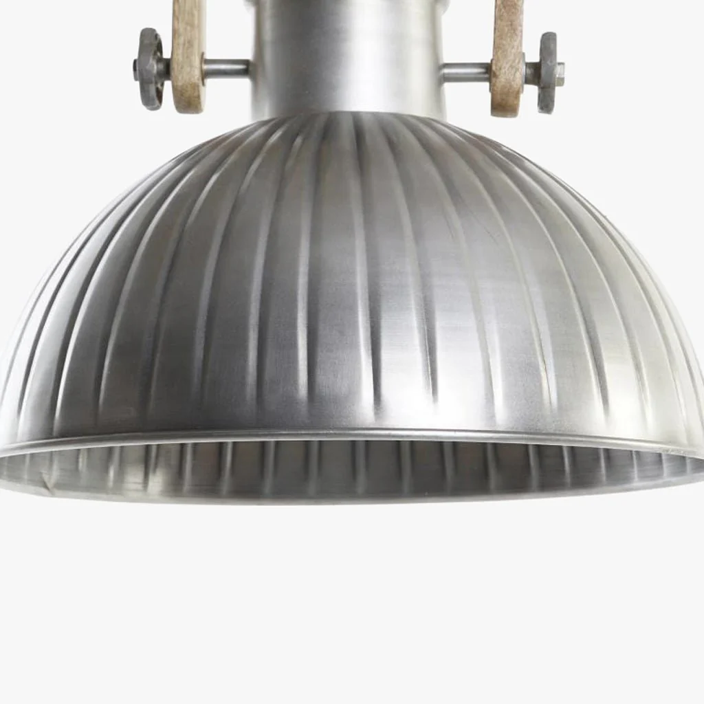 Candeeiro de Teto Ferro e Madeira 41cm FORGE