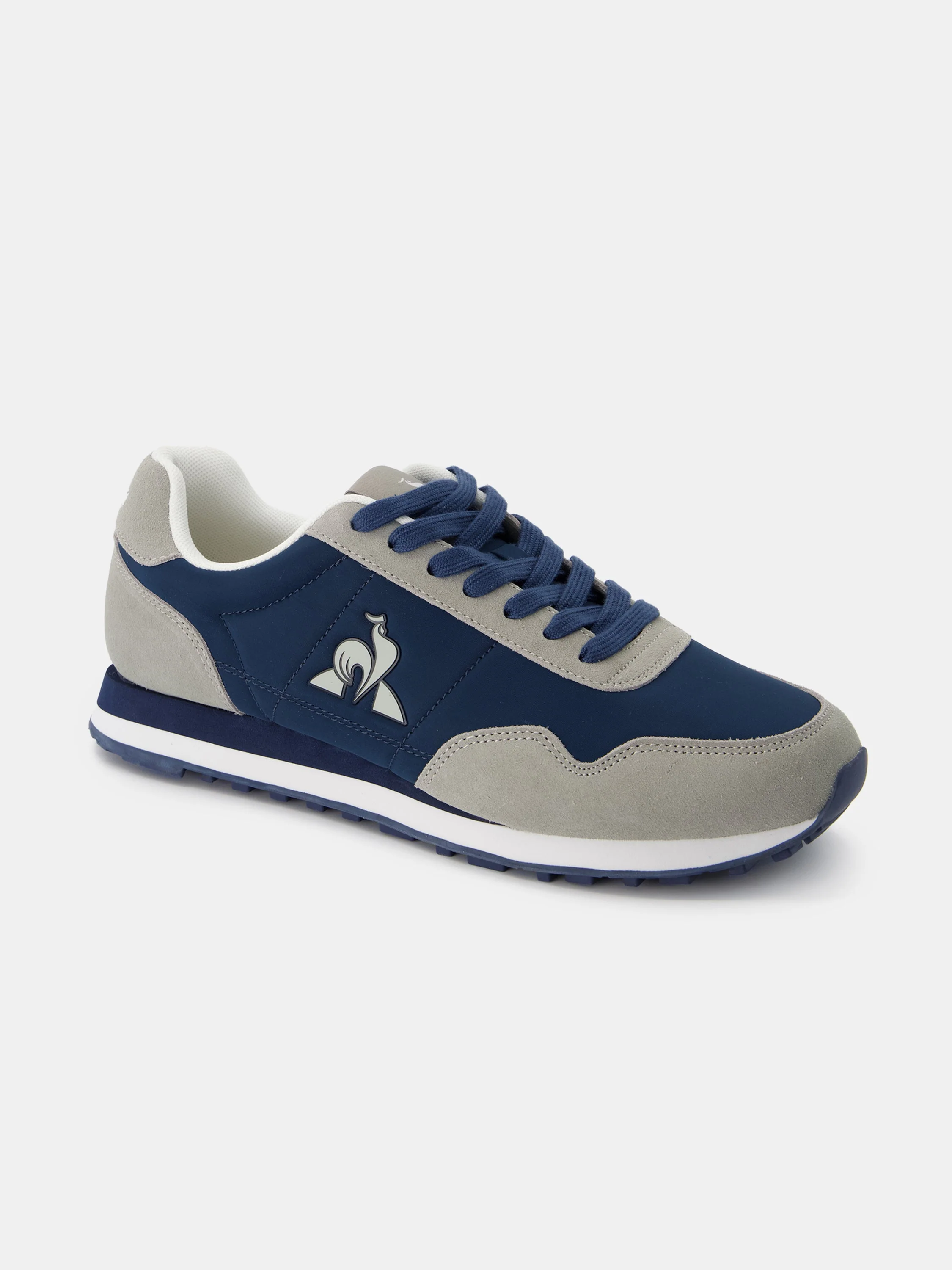 Basket retro-running en textile et suede Astra