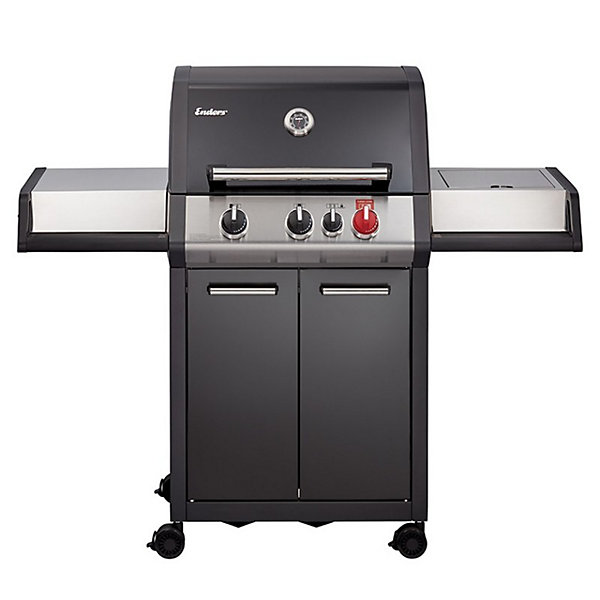 Barbecue gaz Monroe Black Pro 3 K Turbo1 Turbo Zone, Switch grid