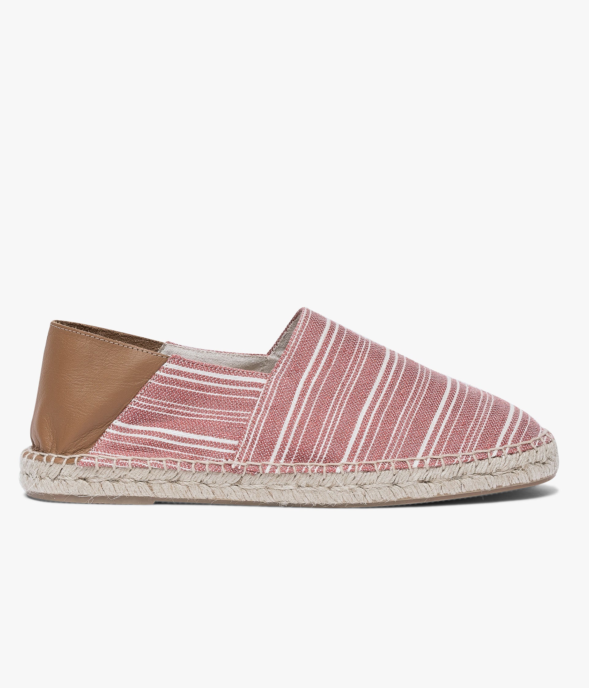 Espadrille Jim rouge et blanc