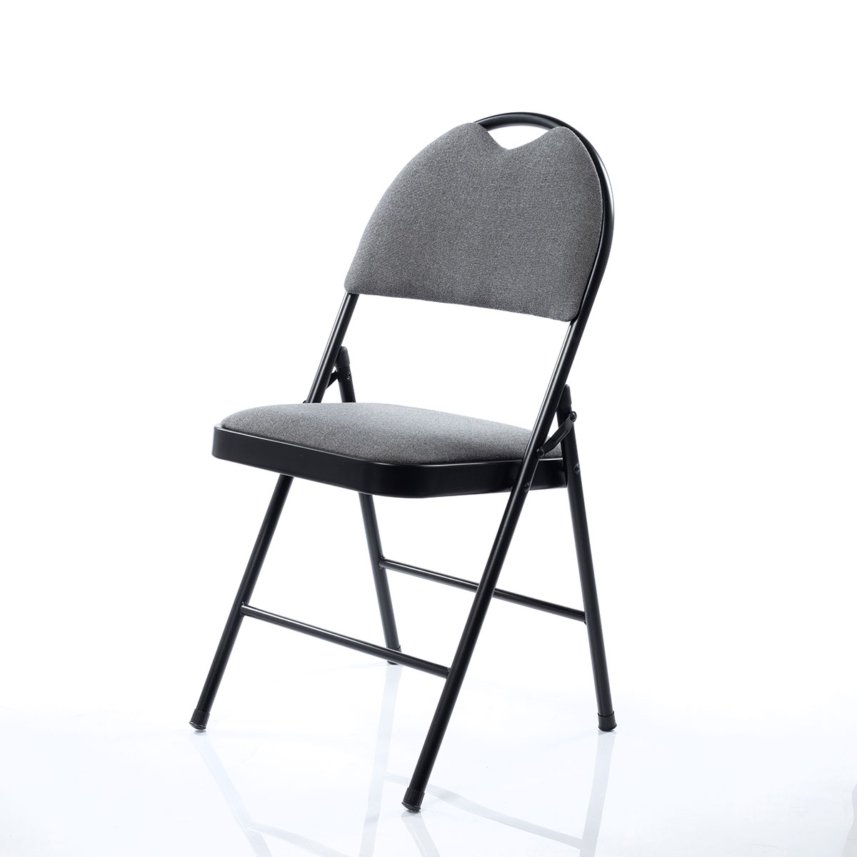 Cadeira encartável ROXY tecido cinza escuro