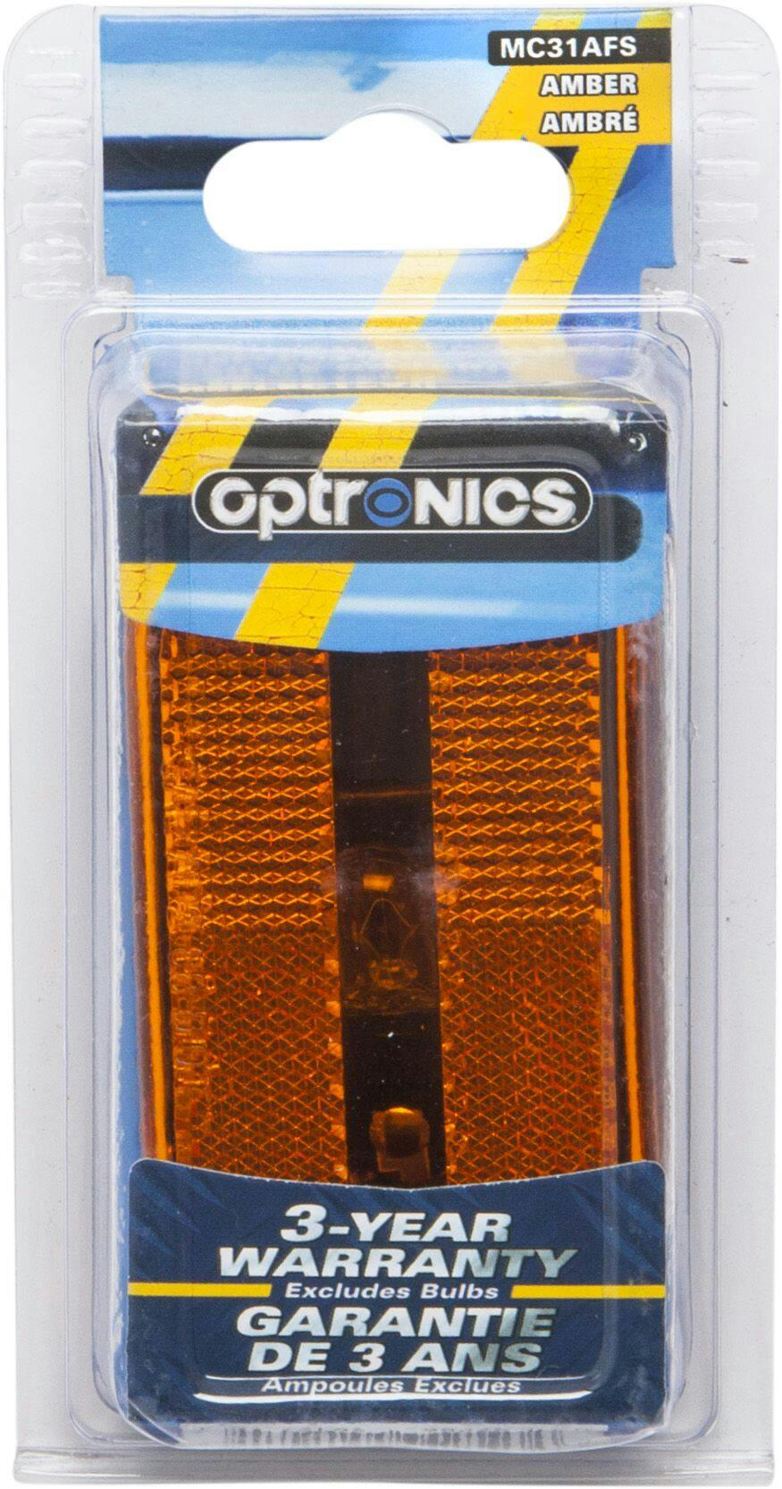 Reflective Clearance Marker Light, Amber