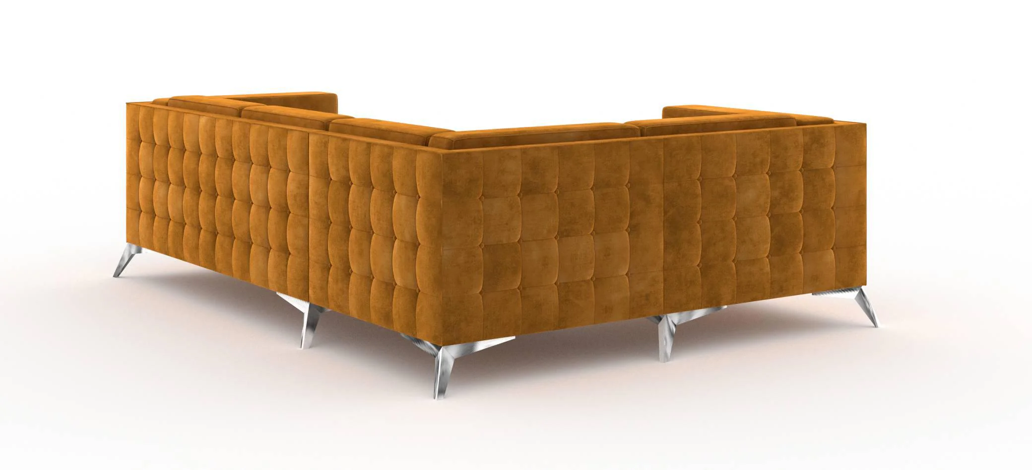 3-zitshoekbank Gusto links velvet