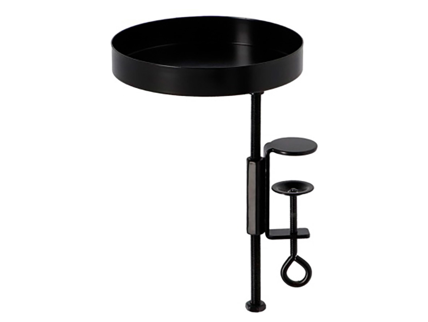 Kwietnik metalowy 14 cm czarny