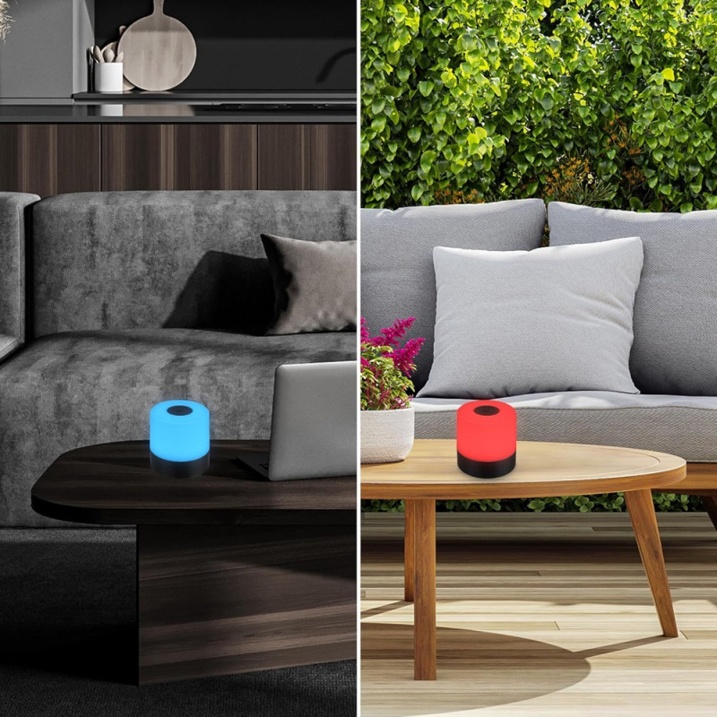 Lampe de table LED rechargeable RGB 1,5 W BRILONER