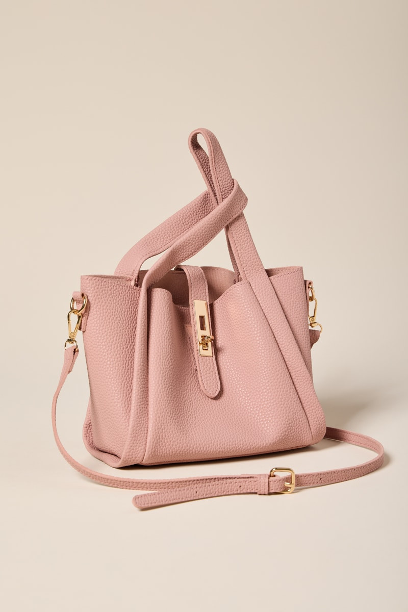 Carol Turnlock Bucket Bag