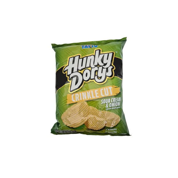 Hunky Dorys Sour Cream + Onion 130G
