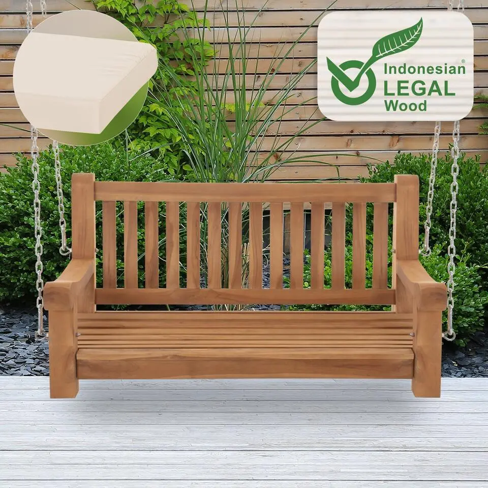 CLP Schommelbank Joyce 120 cm - creme