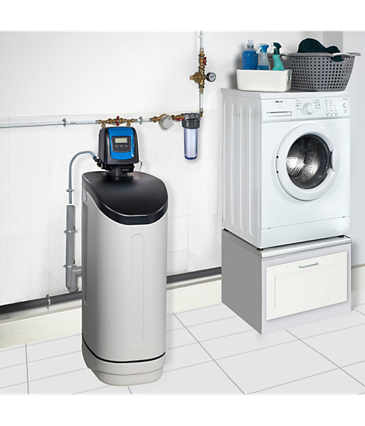 Adoucisseur d'eau 30L Vanne Fleck 5800 SXT complet avec accessoires