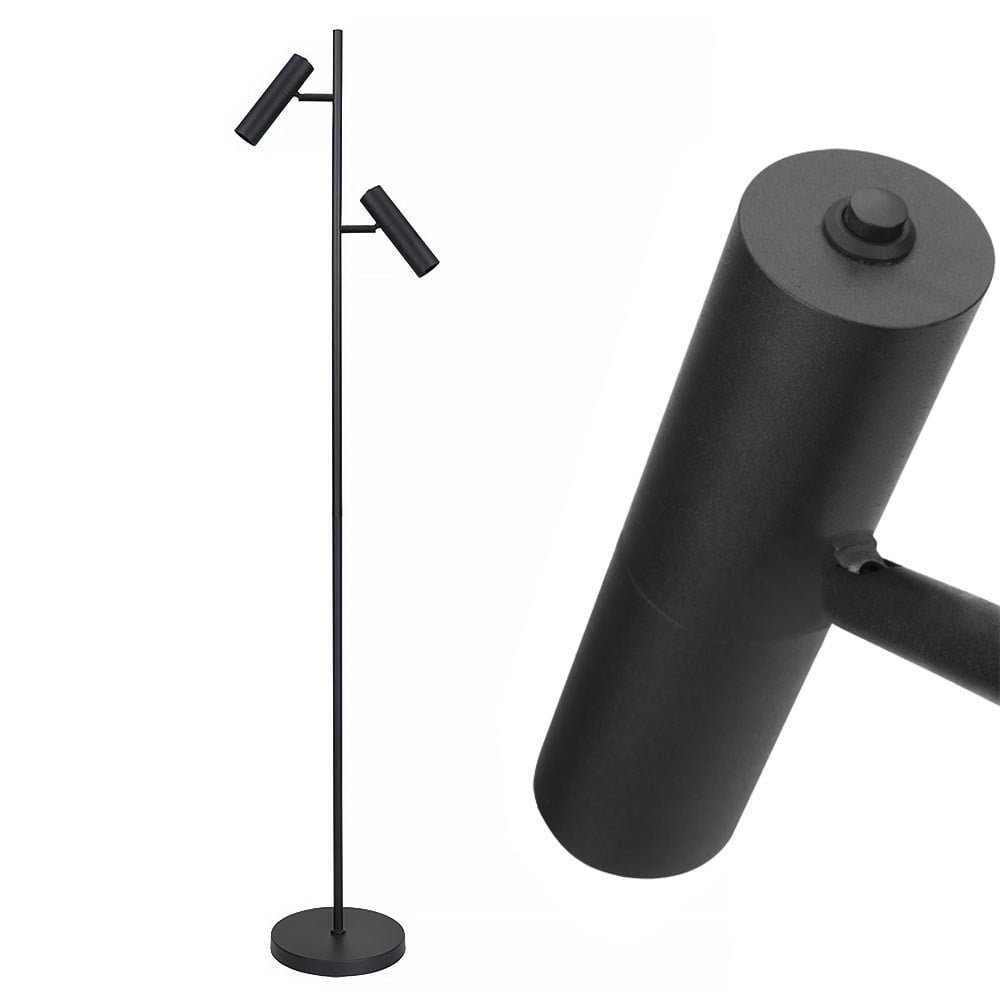 Freelight vloerlamp Undici - 1 lichts - 30 x 135  cm - zwart