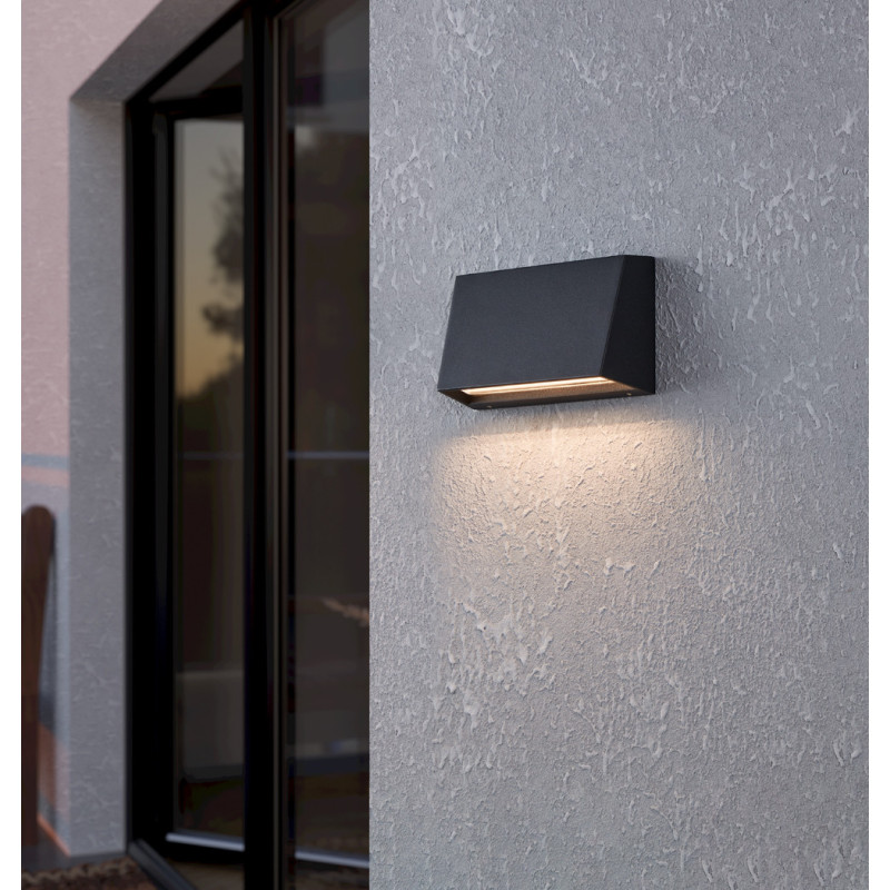 Applique extérieure LED Spongano anthracite 9,5 W EGLO