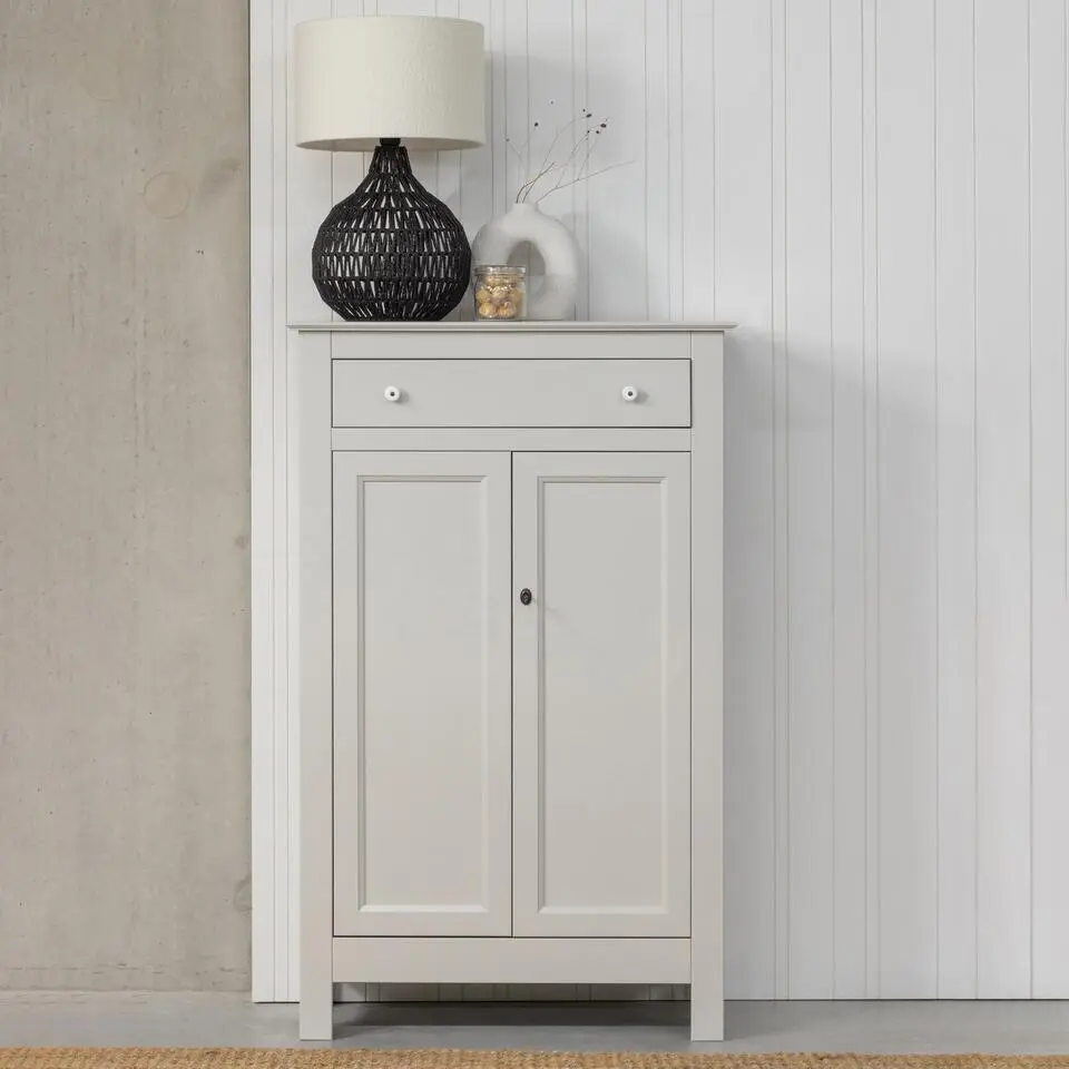 WOOOD Eva Meidenkast - Grenen - Mist - 150x93x40