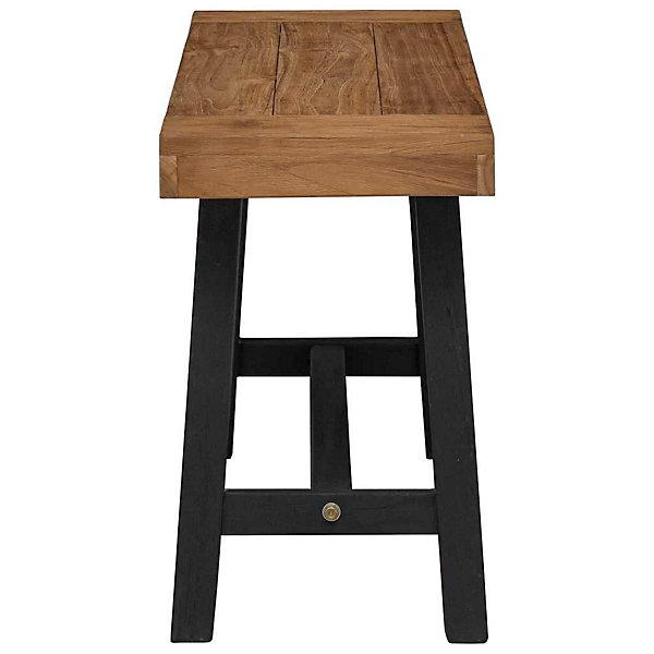 Banc 110 cm Bois massif de teck vidaXL