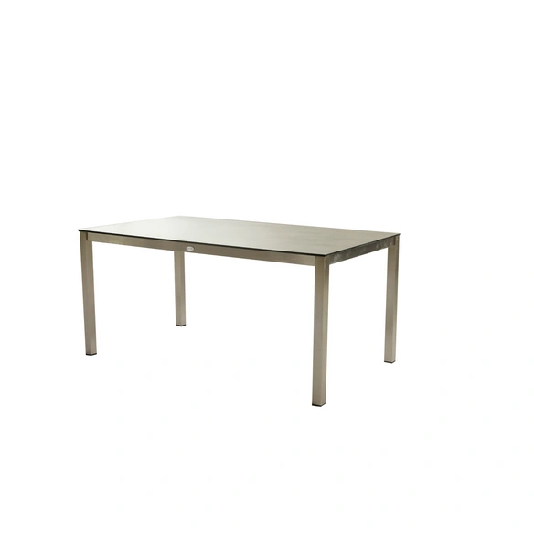 Tischgruppe »SIENNA«, 5-tlg., Grau, Aluminium, Kunststoff