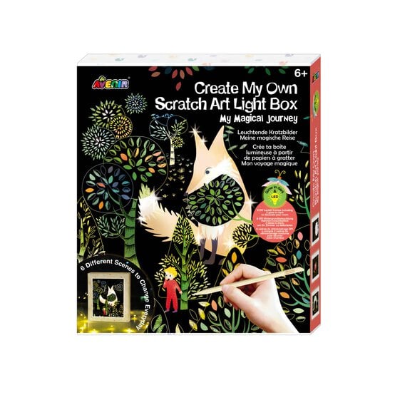 Avenir Create My Own Scratch Art Light Box