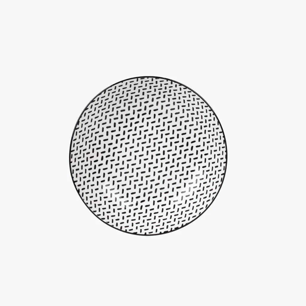 Prato de Sopa Traço Preto ASIA