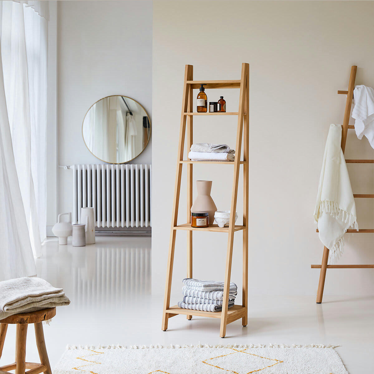 BAHYA - Etagère en teck massif