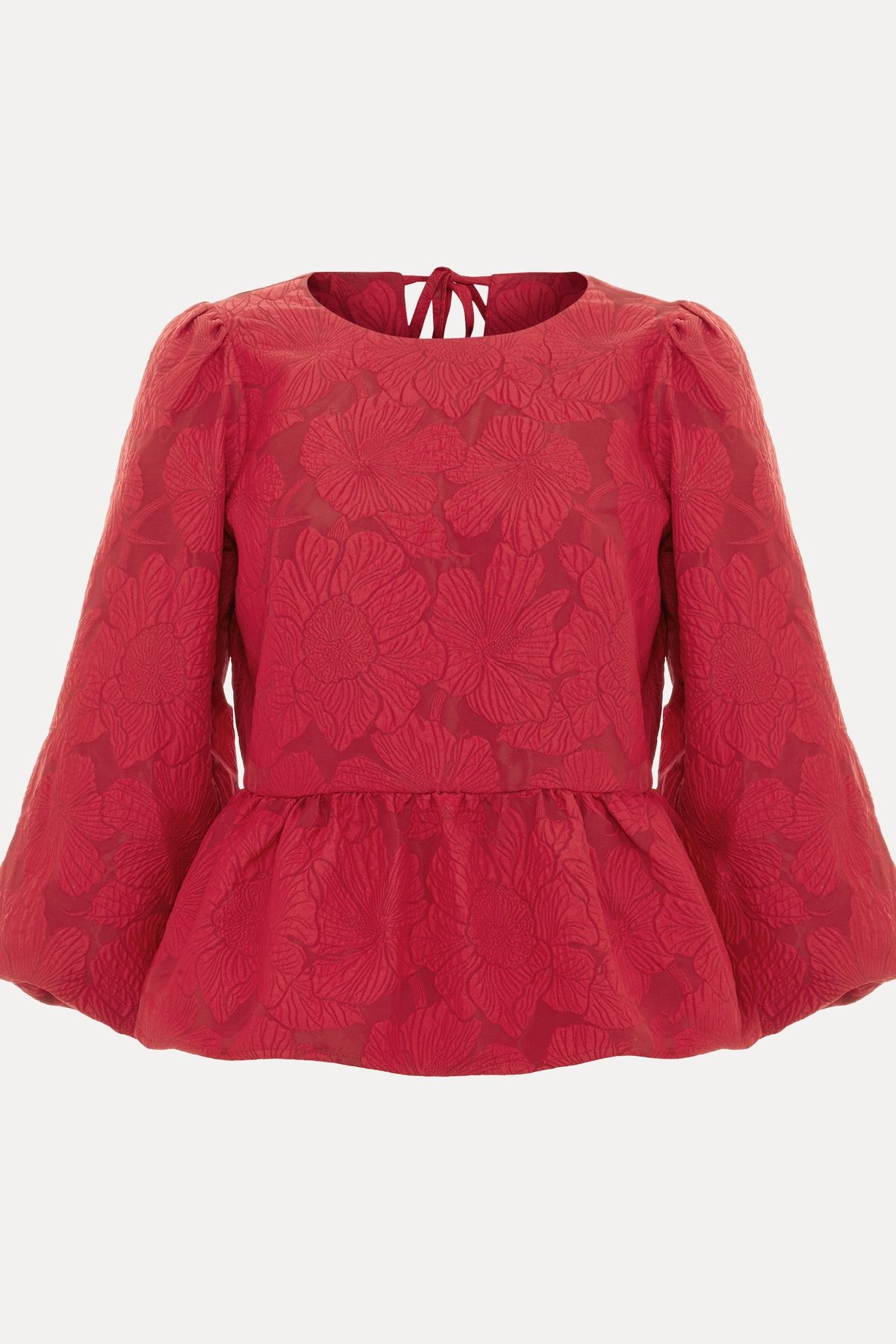Phase Eight Ellis Peplum 3/4 Sleeve Hem Top