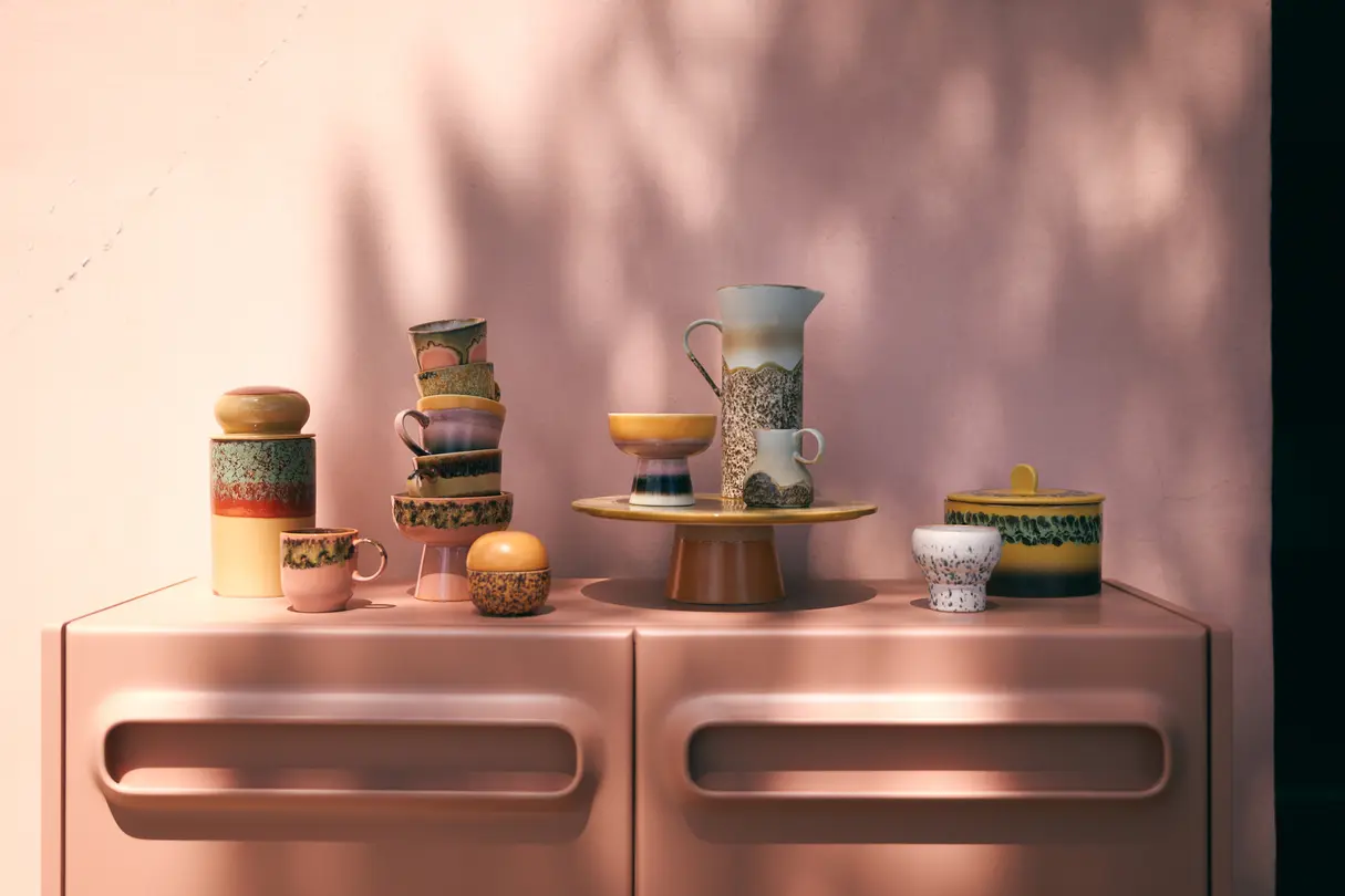 Tassen-Set 4-teilig 70'S