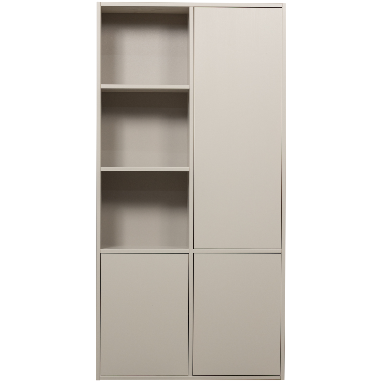 WOOOD opbergkast Meggy Rechts - Grenen hout - Dust/Grijs - 215x108x40