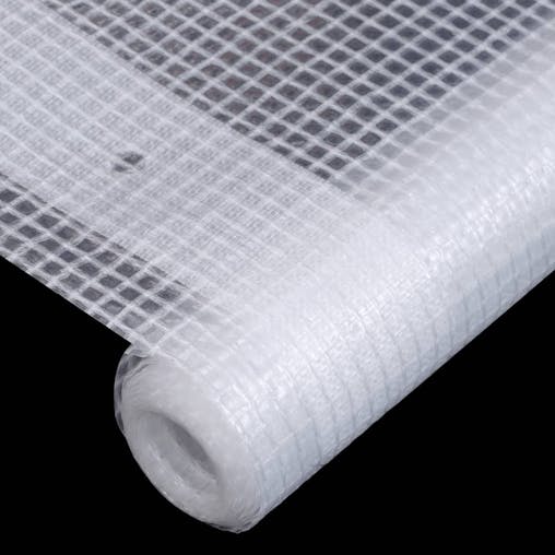 NNEVL Leno Tarpaulins 2 pcs 260 g/m&sup2; 3x3 m White