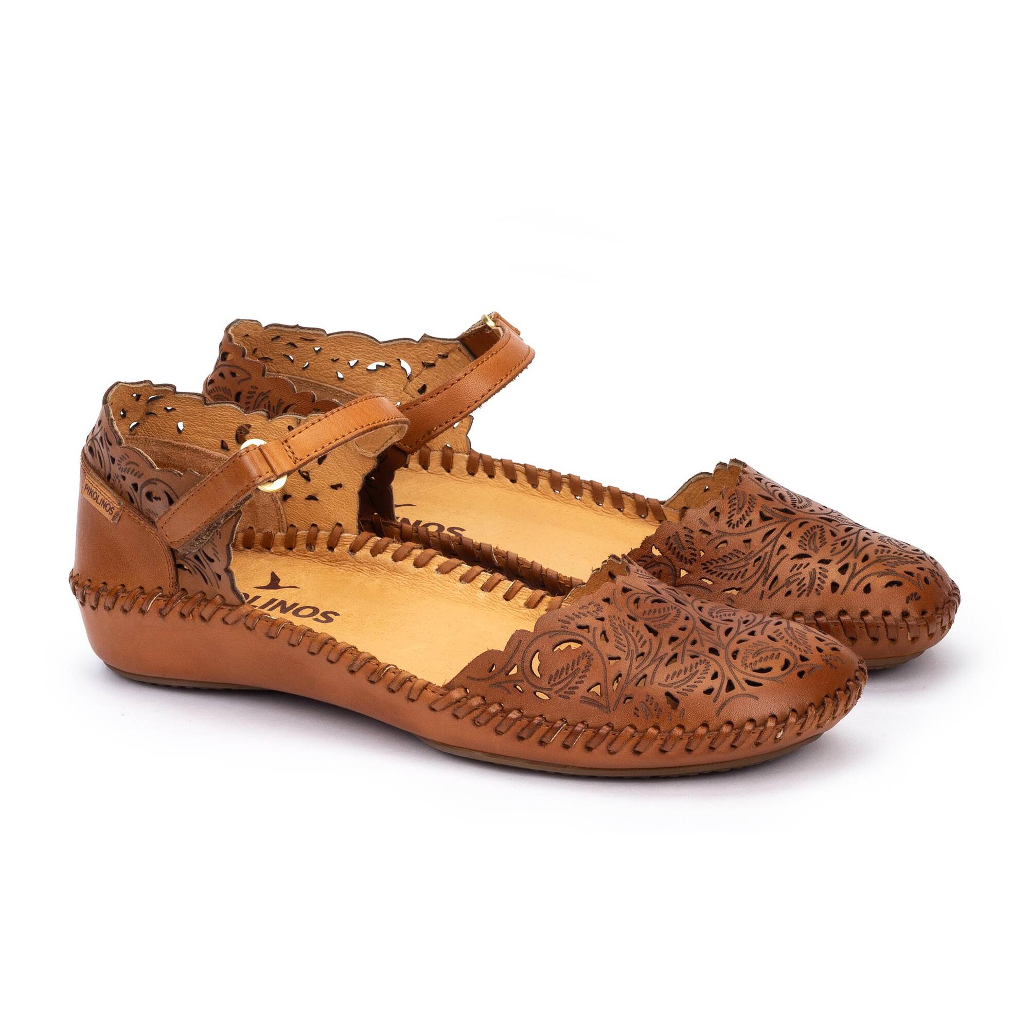 P. VALLARTA - Zapato semiabierto con cierre adherente para mujer