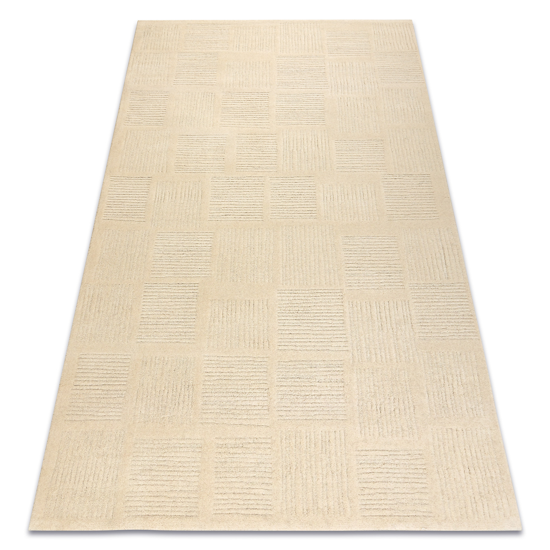 Dywan TEXTURA 488.20.LA100 wełniany OSTA - Linie, geometryczny 67x130 cm